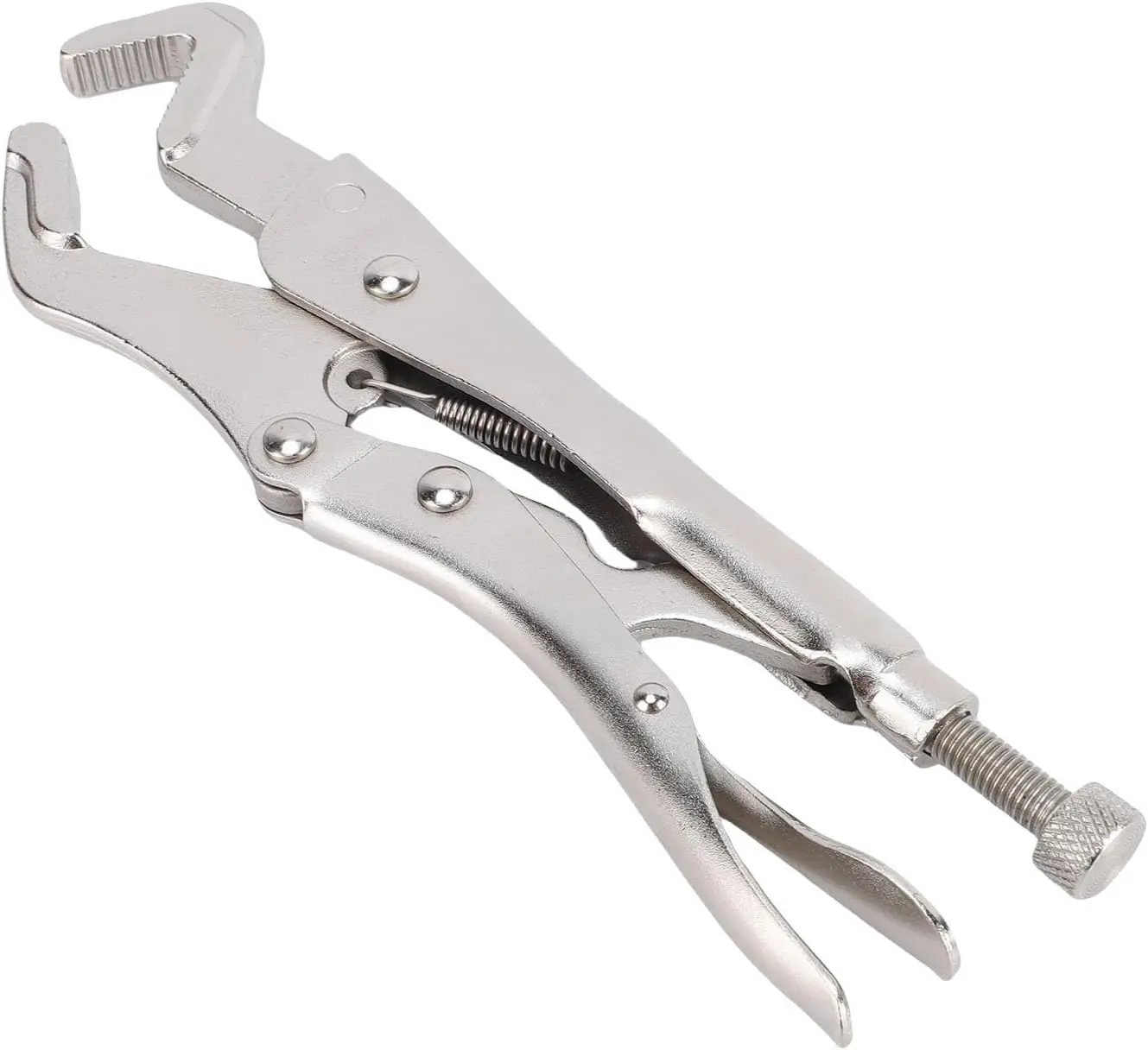 Multipurpose Locking Pliers Curved Jaw Parrot Needle Nose Locking Pliers for Welding Woodworking Metal Repair