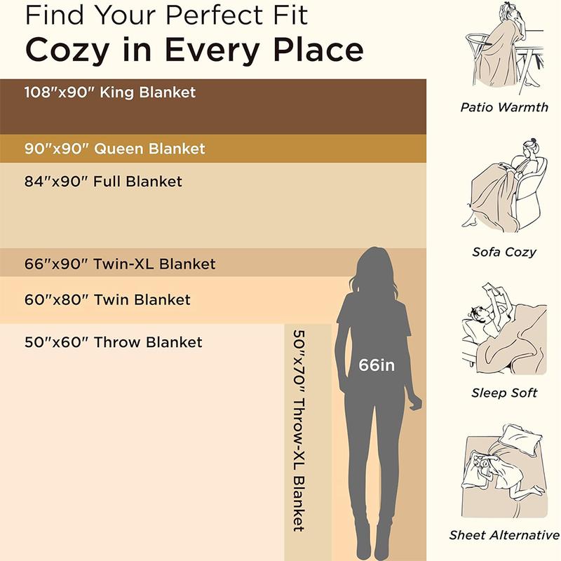 ORHOPUI Thick Winter Blanket in Navy Blue Warm Fleece Luxury Bed Cover with 2 Pillows Fluffy Throw for Cozy Nights Christmas Deal adult woman Elegant Insulation