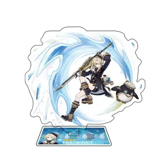 Game Genshin Impact Kinich Mualani Mualani Neuvillette Gaming Chiori Anime Figure Acrylic Stand Model Desk Display Decor Cosplay