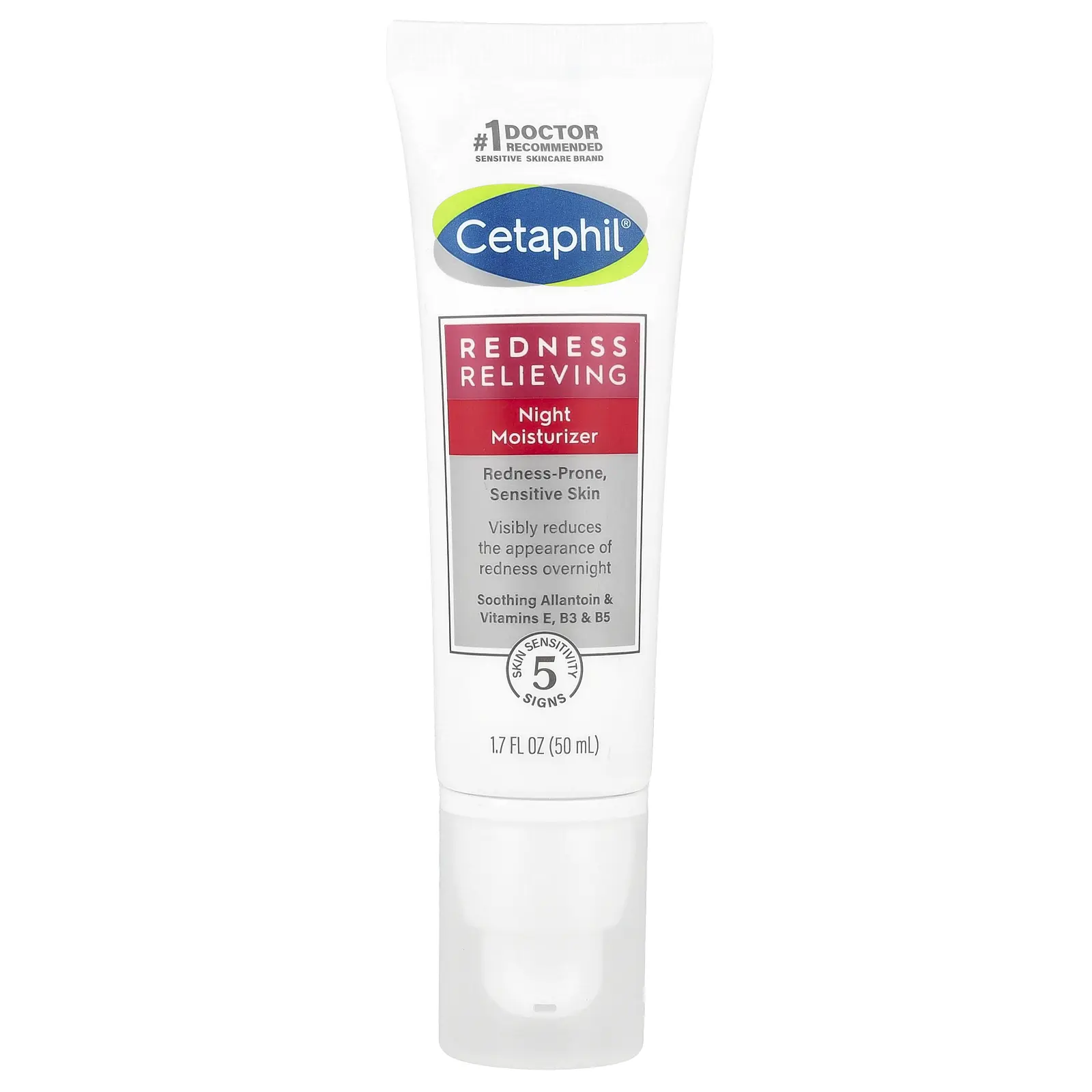 Cetaphil Redness Relieving, Night Moisturizer, 1.7 fl oz (50 g)