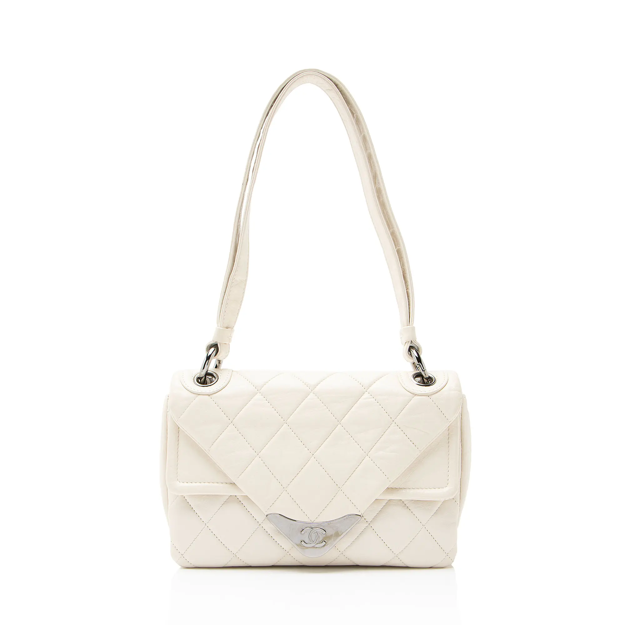 Pre-owned CHANEL Lambskin Shoulder Bags Envelope Shoulder Bag