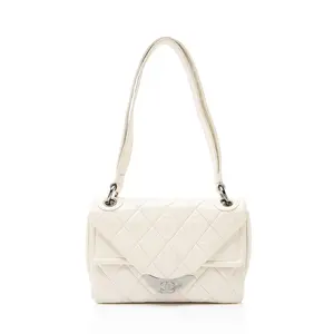 Pre-owned CHANEL Lambskin Shoulder Bags Envelope Shoulder Bag