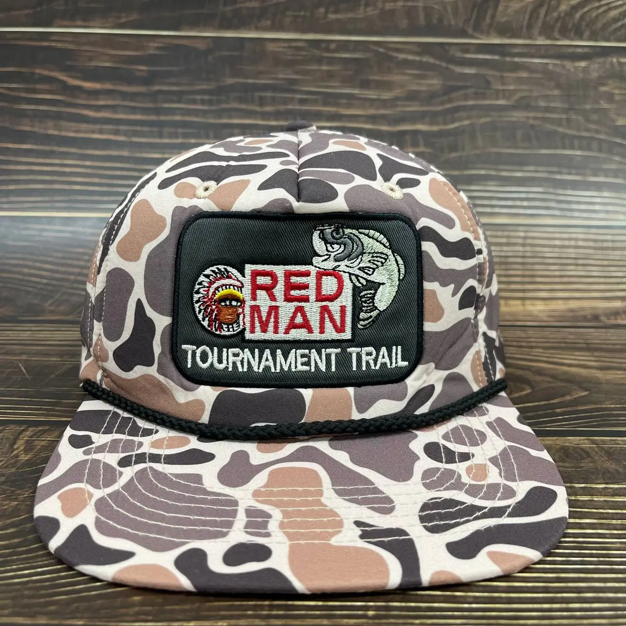 [SAVE upto 50%] Red Man Tournament Trail retro toobaccoo snapback hat