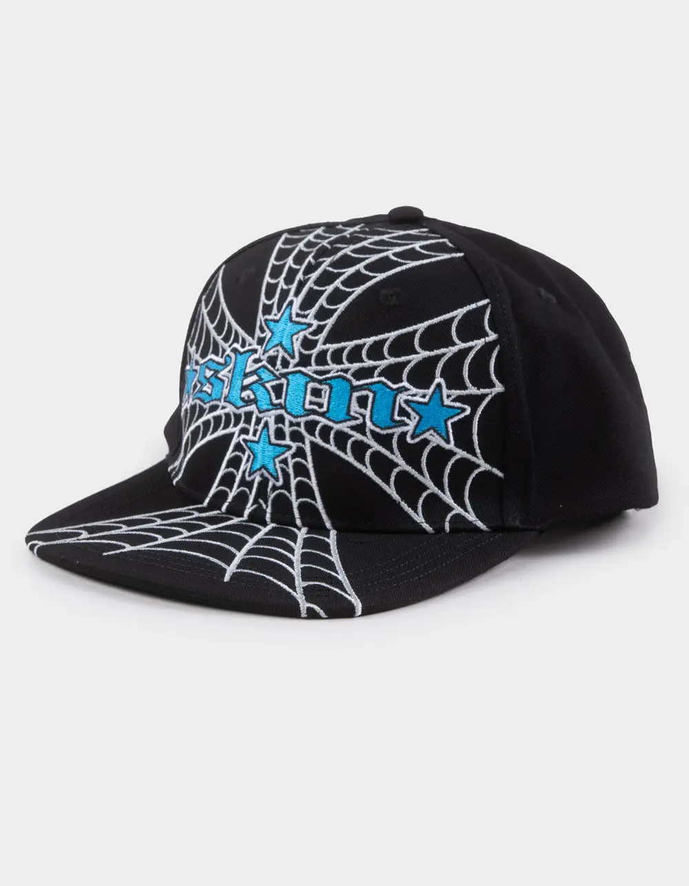 SKIN INDUSTRIES  Mens Spider Snapback Hat, Black