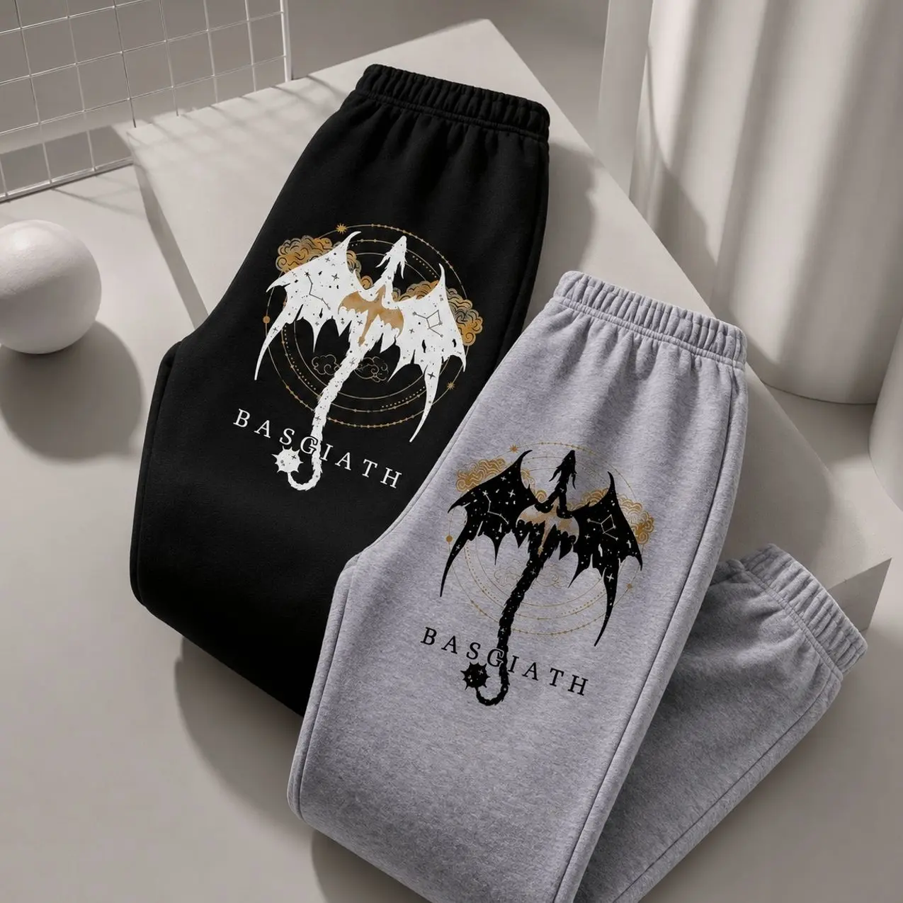 Epic Dragon Sweatpants – Basgiath War College Official Vibes 🐉✨ O
