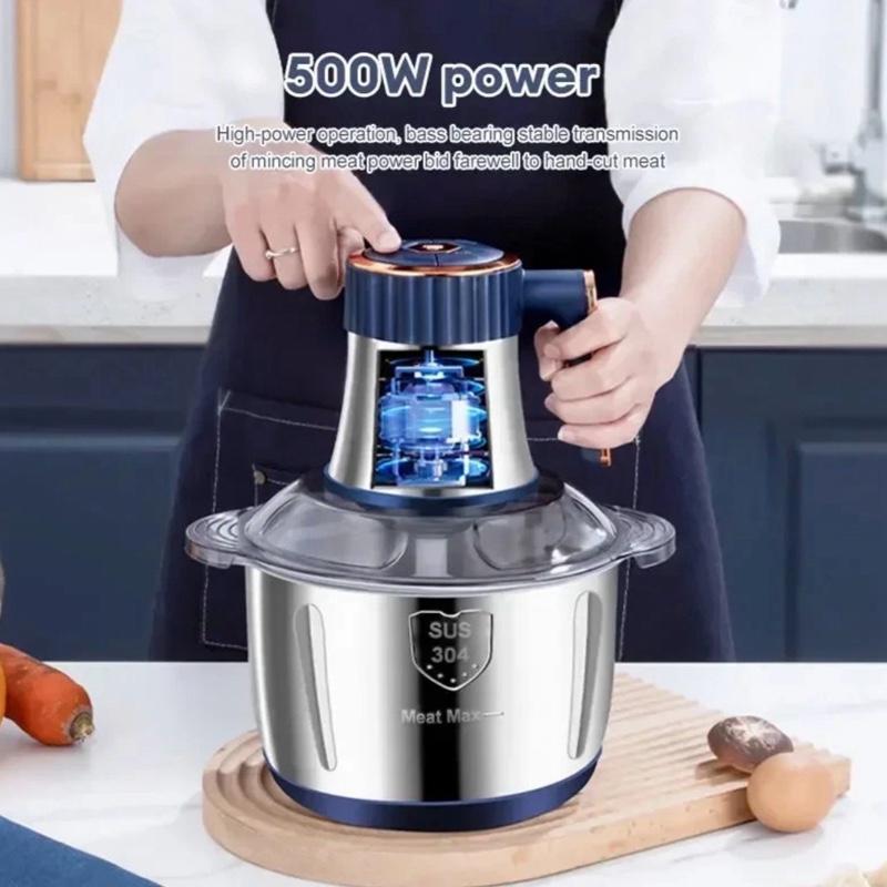 5L Electric Meat Grinders 304 Stainless Steel Food Crusher Vegetable Slicer SUS304 Meat Max