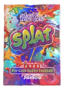 2025 Wild Card Splat Football Cards Hobby Jumbo