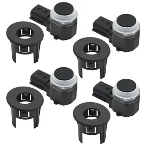 4PCS Car Parking Reverse Aid Sensor with Retainer Bracket, Compatible with Ford F150 2016-2018, OE Part HC3Z-15K859-A