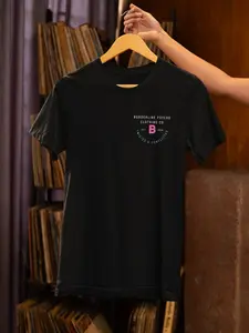 Borderline Psycho Clothing Co - Pink/Blue Logo - Unisex T-Shirt