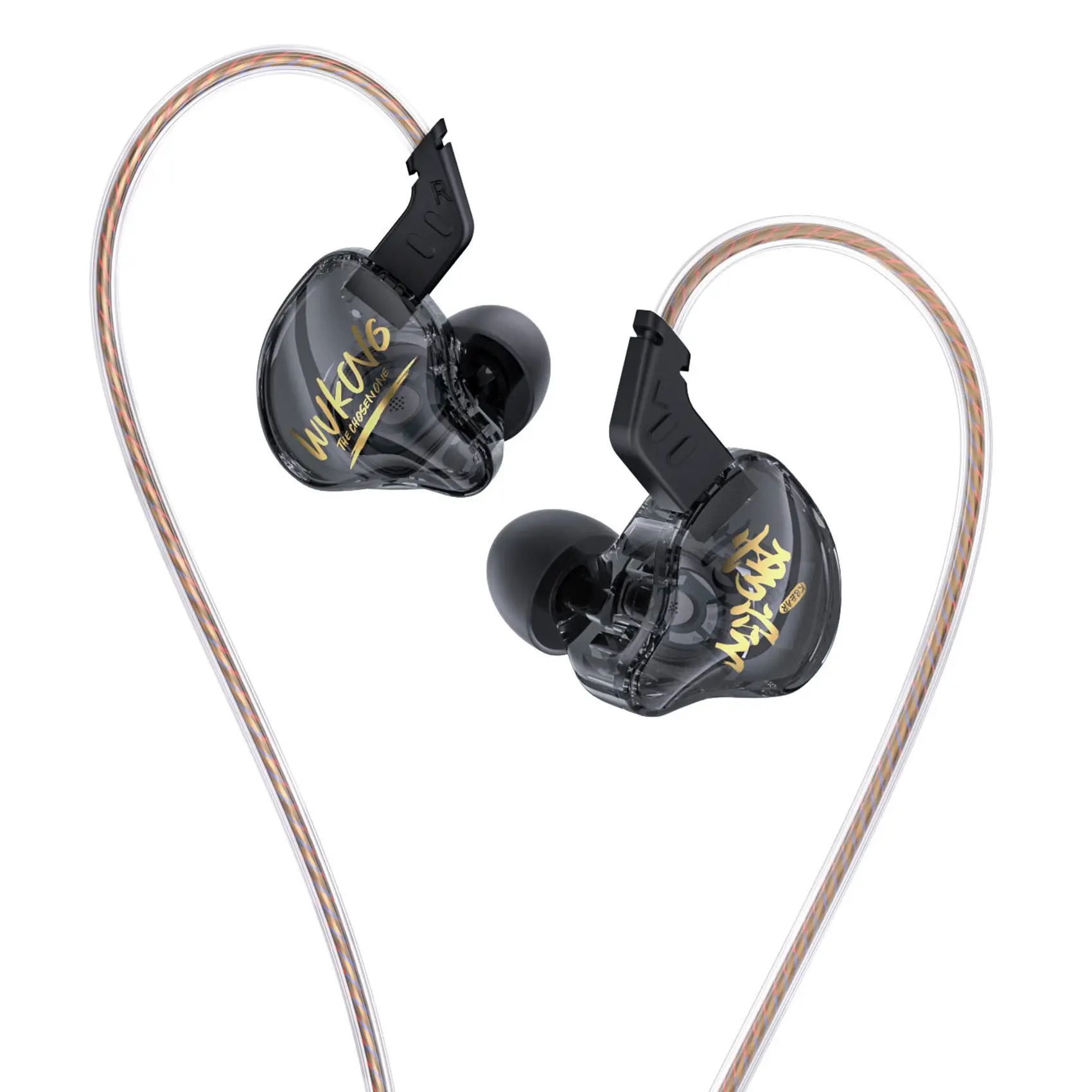 KBEAR K01 in-ear Monitor Headphones, HiFi Immersive Bass High Performance Iems for Gaming, Noise Cancelling Wired Earbuds with 3.5mm Plug for Computer Laptop School Student, Audio, Noise Isolating Headphones, Noise Cancellation Headphones