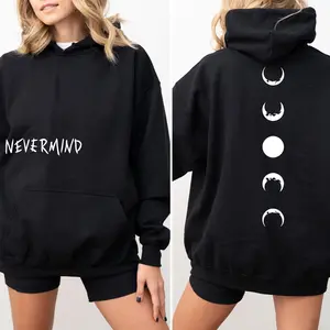 Nevermind Hoodie, Mental Health Sweater, Bangtan Nevermind Tattoo Hoodie, Gift For Army, Moon Phases Shirt, Casual Long Sleeve Pullover