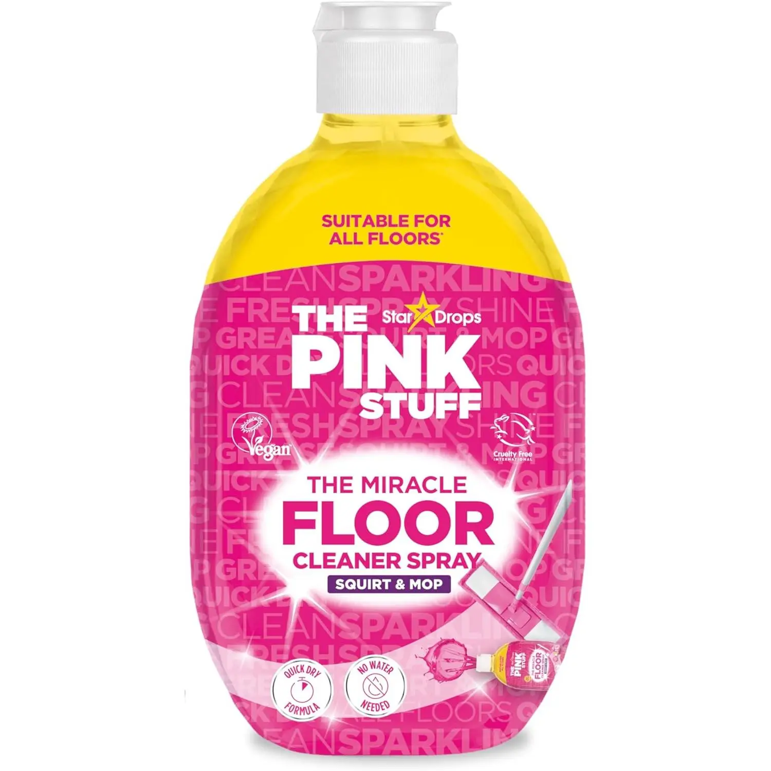 The Pink Stuff The Miracle Floor Cleaner Spray 25 Fl Oz