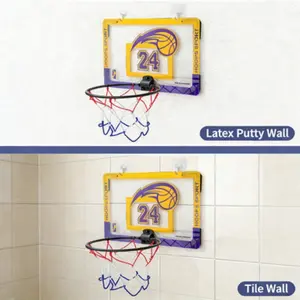 Indoor Foldable Basketball Hoop, Kids Door Mount Office Basket, Teen & Adult Mini Hoop, Includes 2-3 Balls, Perfect for Home Use