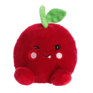Palm Pals Adorable Cordial Cherry 5 inch Red Mini Soft Plush Collectable Stuffed Animal