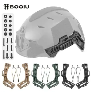 Booiu Tactical Wendy Helmet Side Rail, Arc Helmet Mounting Rail, Hunting Accessories, Durable Design, Easy Installation, Headgear Braces