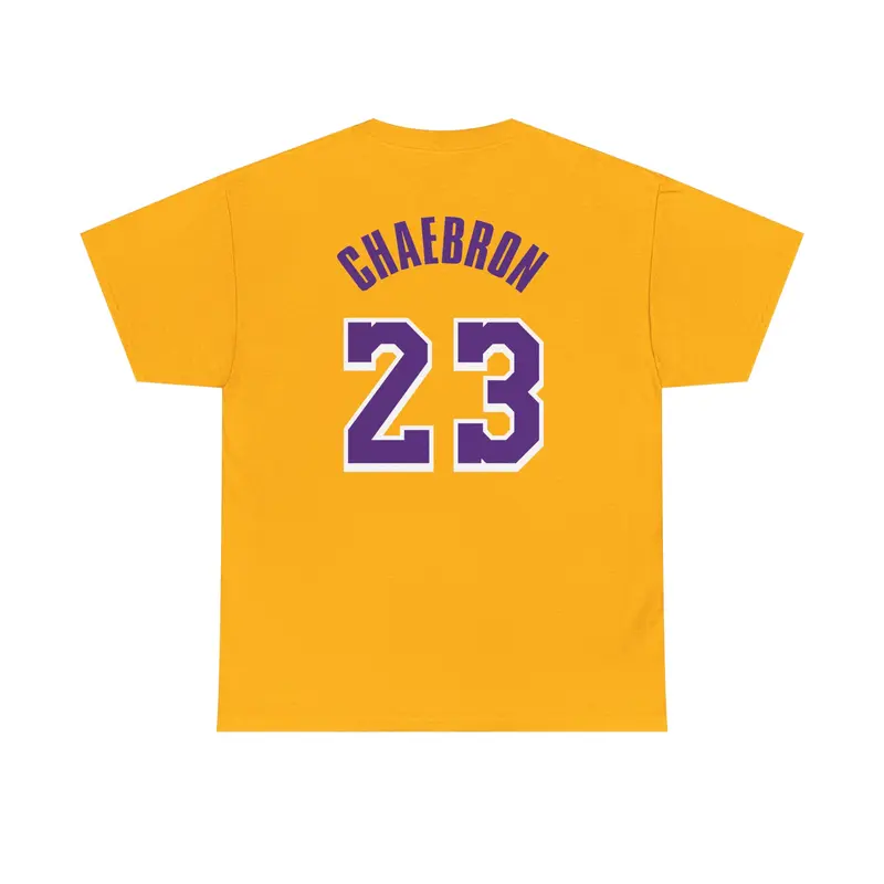 LE SSERAFIM K-POP Unisex Basketball Jersey Cotton Classic Gold Crew Neck Tee T Shirt 23