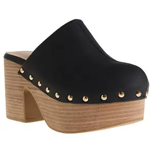 SHUSHOP Gigi Clog with Nail Head Studs