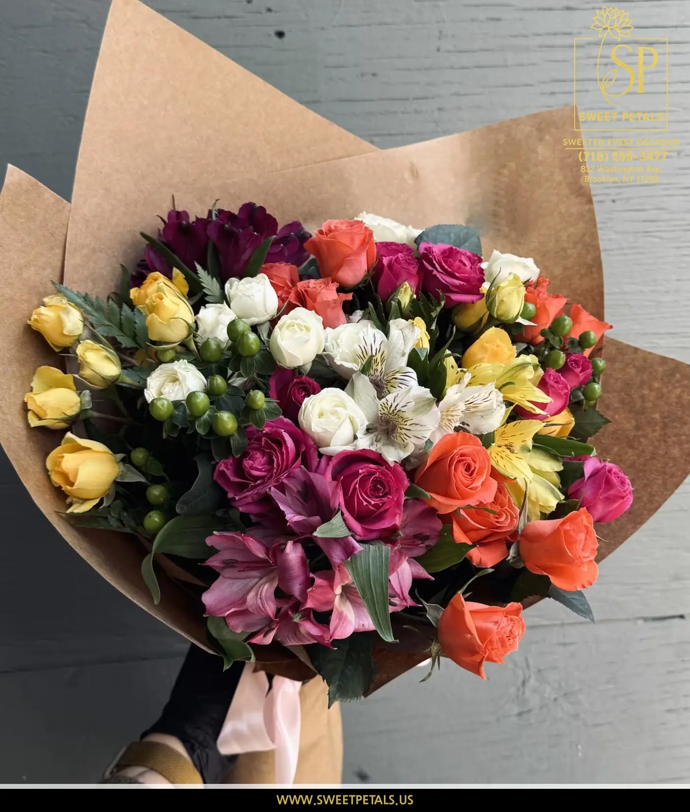 Blooming Rainbow Floral Bouquet