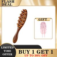 loc brush with braid bonnet