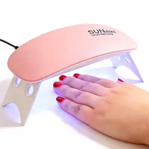 Portable LED UV Nail Lamp, Mini Nail Dryer for Fast Curing, Must-Have Manicure Accessory for Women & Girls (Pink)