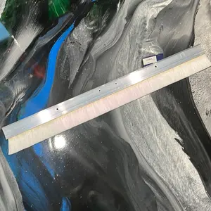 Aluminum backed concrete broom 48” with adapter