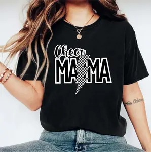 Cheer Mama Shirt, Cheerleader Mom T-shirt, Matching Cheer Team Tee, Cheerleading Lover Mommy Gift Tee, Sport Lover Shirt, Mother's Day Gift Idea, Gift For Wife.