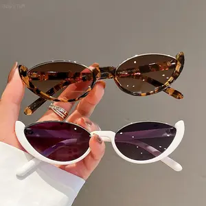 Sunglasses eyewear glasses women european ins trendy cat eye new minimalist avant garde influencer matching lightweight daily outdoor fashion shades