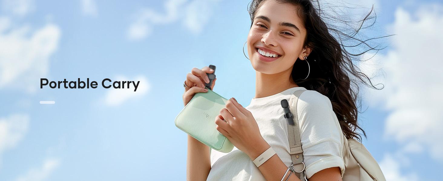 KUKIHO K9 2 Pack Wireless Lavalier Microphone for iPhone iPad and Android Phone, Lapel Mic Plug and Play Wireless Mic Noise Reduction Microphone for Video Recording Interview Podcast Vlog YouTube Tiktok