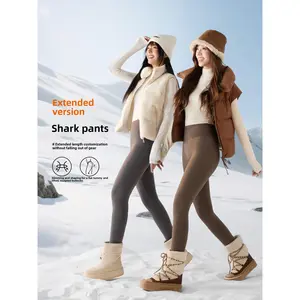 [SALE]Viral Fleece Shark Leggings - Thick Winter Warmth, No Bulk| Yoga & Daily Wear Essential