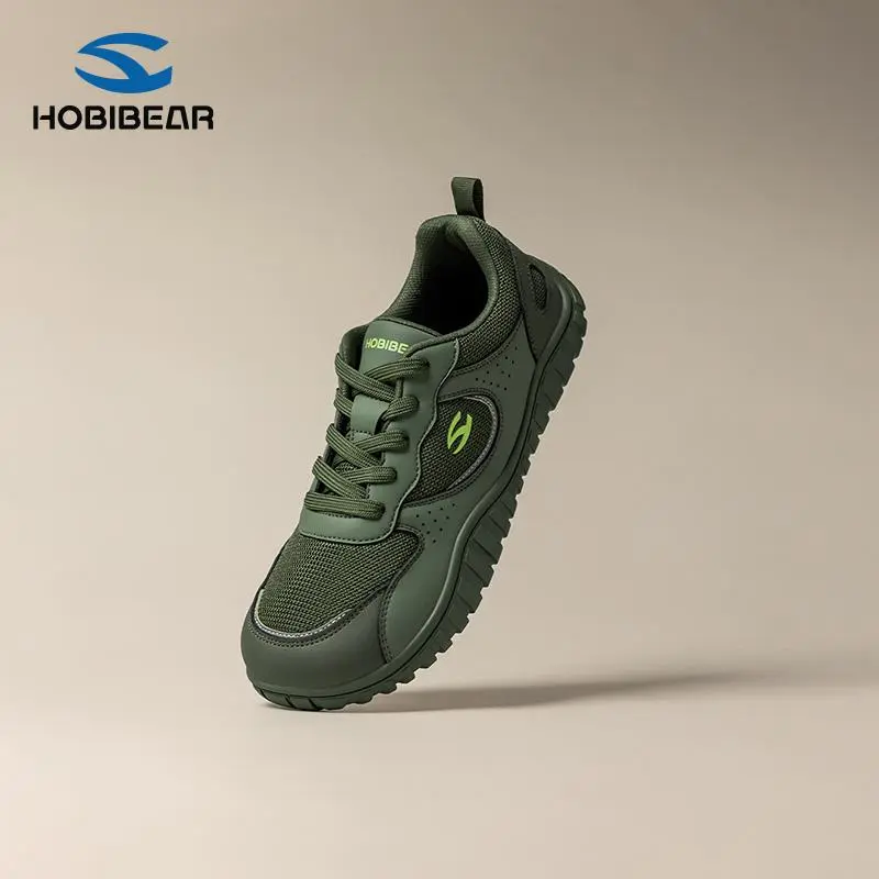HOBIBEAR Unisex Wide-Toe Outdoor Casual Shoes | Breathable Mesh, Rubber Sole, All-Season Versatile Barefoot Sneakers, Walking Shoes, Footwear,father'sdaygifts