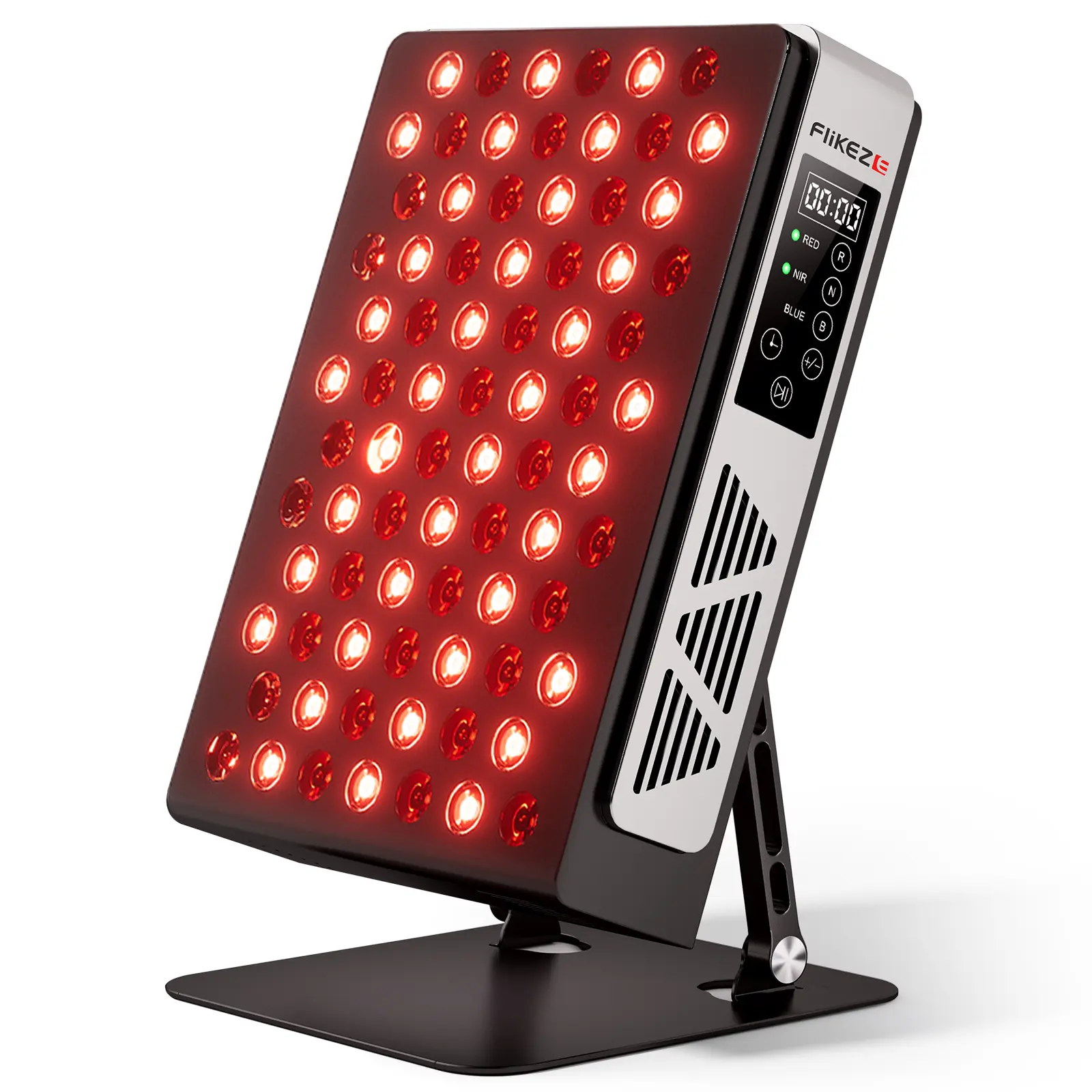 2026 7-Wavelength Red & Near-Infrared Light Panel, 78 LEDs 460nm blue light and 630nm+660nm and 810nm+830nm+850nm+880nmUp to 148mW/cm² Irradiance, Built-in timer and adjustable power levels, suitable for facial and full-body soothing care