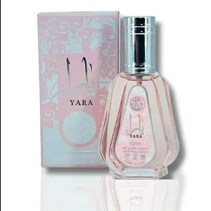 Lattafa Yara Eau de Parfum 50ml - Citrus Top Notes with Tangerine Orchid Heliotrope for Modern Women's Fragrance