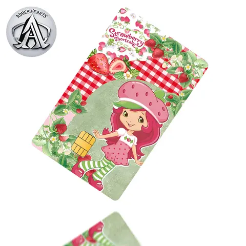 Strawberry Shortcake V2 Debit Card Sticker/Skin - High Quality Vinyl for Customization and Personalization