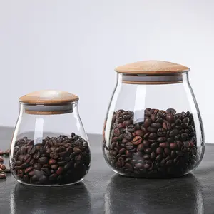 Mushroom Glass Storage Jar