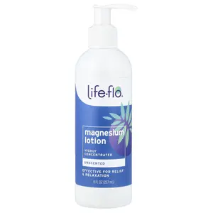 Life-flo Magnesium Lotion, Highly Concentrated, Unscented, 8 fl oz (237 ml) Life-flo Magnesium Lotion, Highly Concentrated, Unscented, 8 fl oz (237 ml)