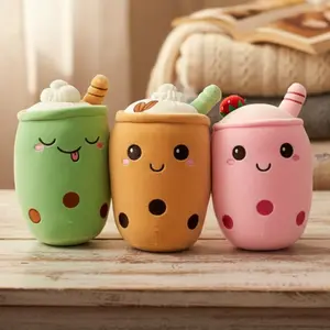 Boba Plush Whip Cream Bubble Milk Tea Cup Cute Stuffed Animals Toy for Kids Boba Plush Whip Cream Bubble Milk Tea Cup Cute Stuffed Animals Toy for Kids