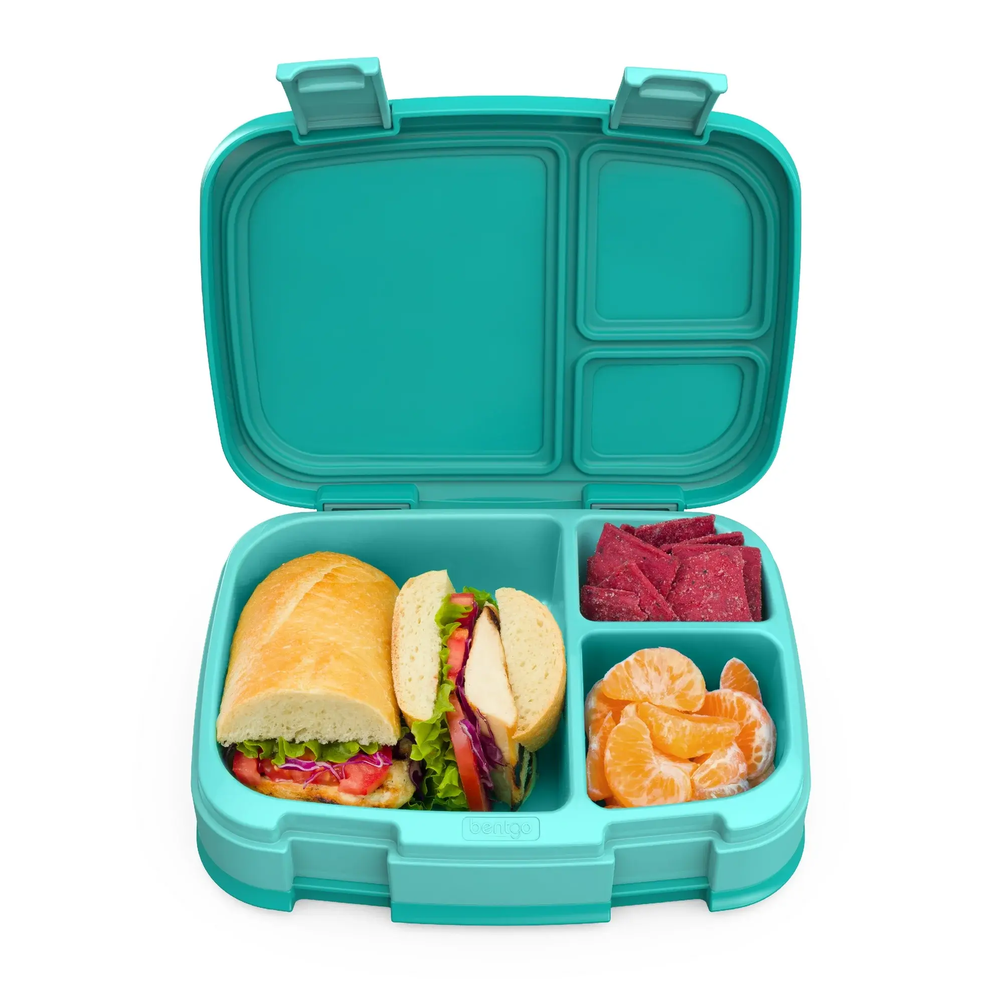 Fresh Aqua Lunch Box - Perfect for On-The-Go Meals - Flasks, Drinkware Lid Tableware