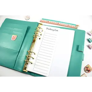 A5 Half Page Packing List, Filofax A5 Packing List Inserts, Carpe Diem A5 Inserts, Pre-punched A5 Packing list