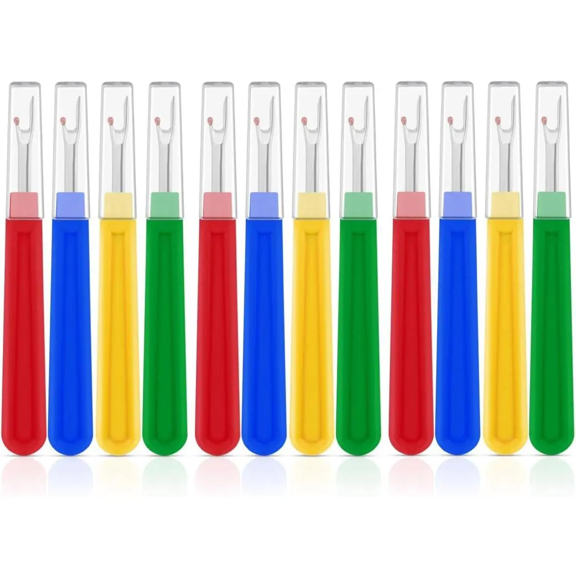 12 PCS Seam Ripper Stitch Remover Kit Small Thread Cutter for Sewing Crafting Embroidery Removing Unwanted Hems Seams Unpicker