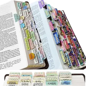 1PC Bible Index Tabs, Sticky Index Tabs, Soul Nourishing Book Summaries, Books of The Bible Tabs for Men Women Study Bible, Bible Book Tabs, Bible Study Supplies, Journaling Accessories, School Supplies