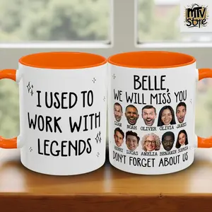 Coworker Retirement Mug, Retired Coworker Gift, I Used To Work With Legends, Funny Retirement Gift, Colleague Leaving Gift, Leaving Job Gift