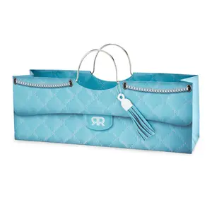 Turquoise Quilted Purse Wine Bag - Single Bottle