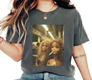 Funny Disgusting Doll Face Meme Vintage T Shirt