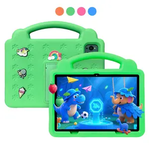10.1-inch Children's Learning Tablet | 54 WiFi HD IPS Screen + Dual Cameras + Bluetooth | Shockproof Protective Case + Parental Controls | Watch Animated Movies | Support Online Classes and Games | Education through Entertainment | Gift