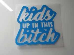 Kids Up In This Bitch Decal