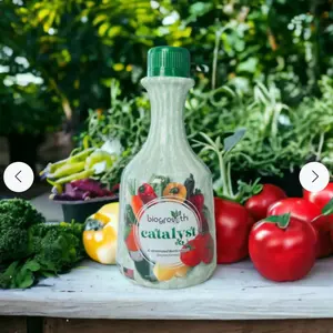 Catalyst 8 oz - Advanced Horticultural Enzyme Formula - Organic Fertilizer for Tomatoes, Vegetables, Fruit Trees, Berries, and More - Covers up to 5,000 Sq Ft - Delivering Rapid and Remarkably Effective, Abundant Harvests!