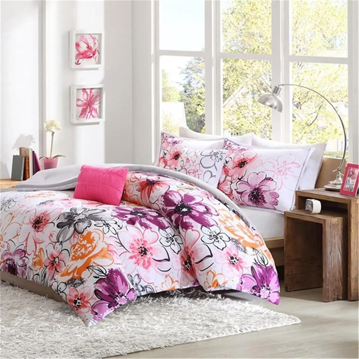 Intelligent Design ID10-238 Olivia Comforter Set, King & Cal King - Pink