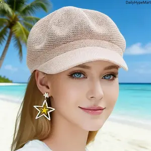Women's Breathable Mesh Sunproof Beret - Spring Summer Hats for Women
