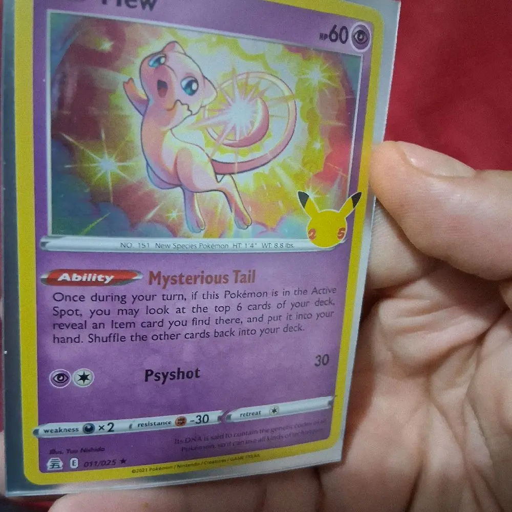 holographic mew pokemon card NM】Mew Southern Islands Promo Reverse Holo Pokemon Card – japanmaster main image 0