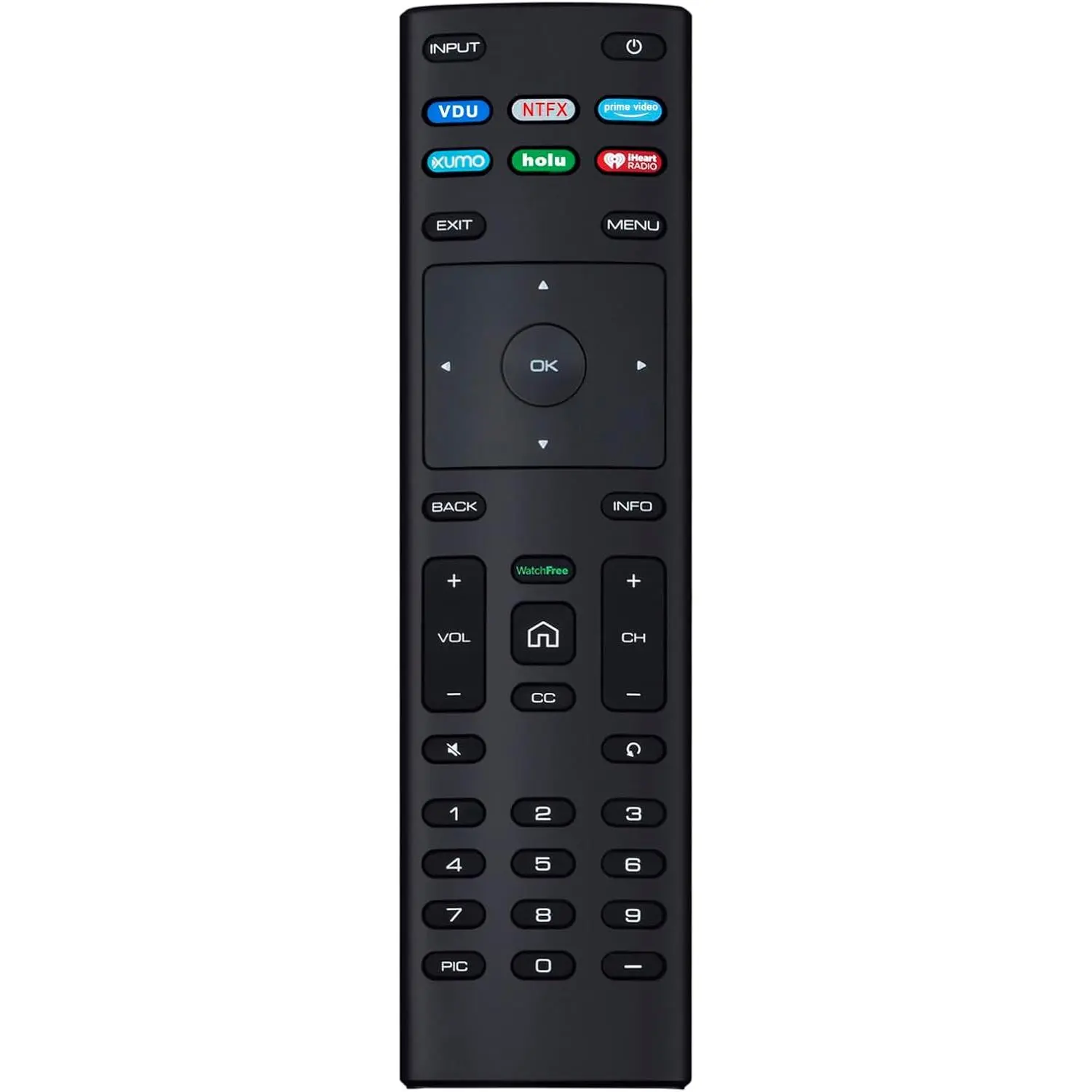 XRT136 Replace Remote Control fit for VIZIO Smart TV D50x-G9 D65x-G4 D55x-G1 D40f-G9 D43f-F1 D70-F3 V505-G9 D32h-F1 D24h-G9 E70-F3 D43-F1 V705-G3 P75-F1 D55x-G1 V405-G9 E75-F2 D32f-F1 D24f-F1